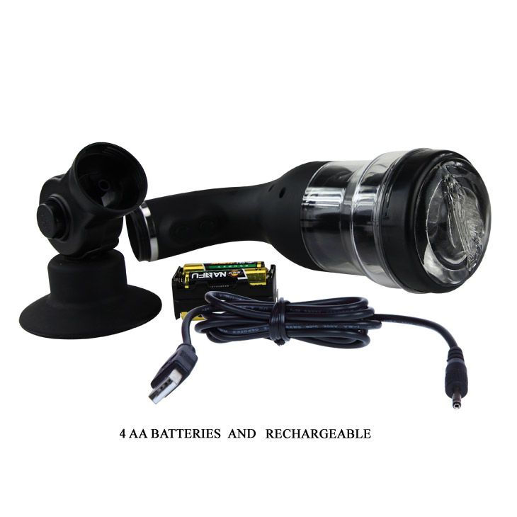 縮圖：5 Speeds Rotating Lover Masturbator With Wall Suction Cup