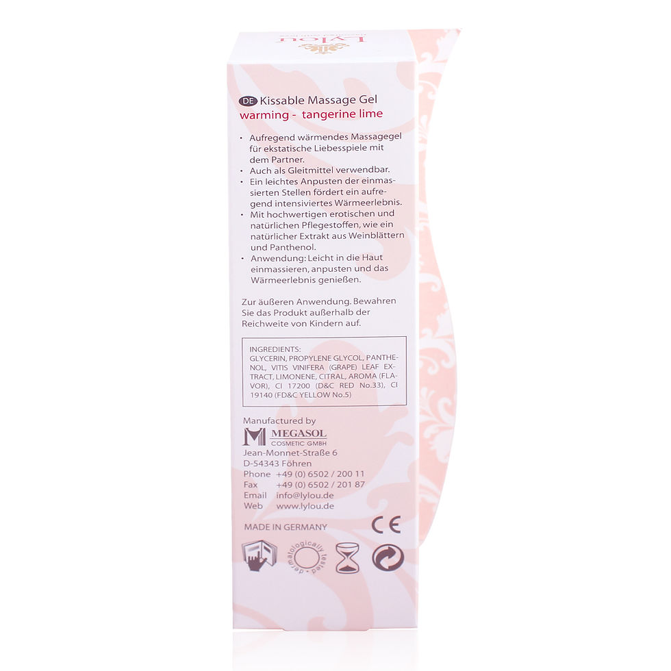 縮圖：Lylou-Kissable Massage Gel - Tangerine Lime - 125ml