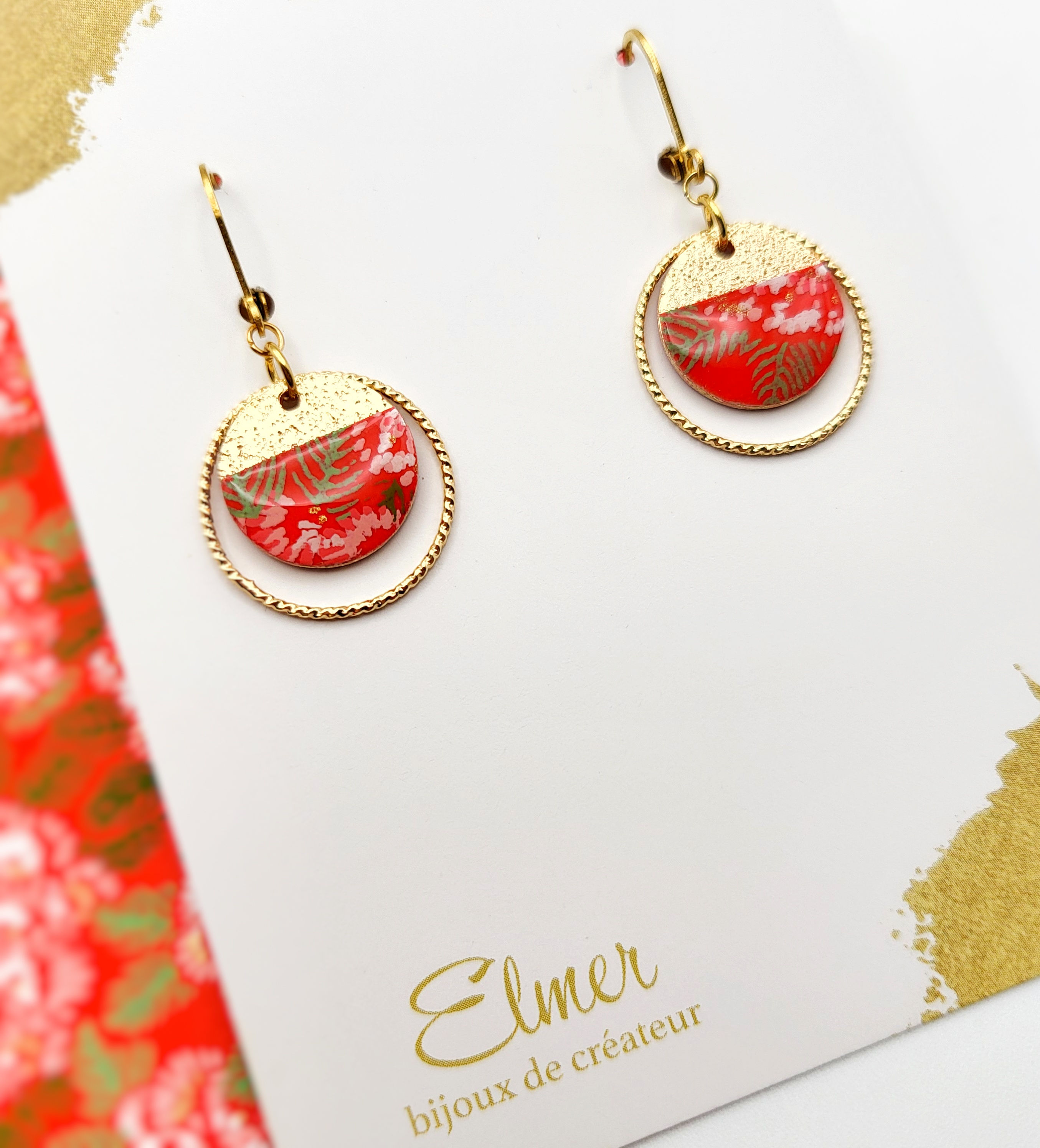 Boucles d'oreilles HINIDO,  5 coloris