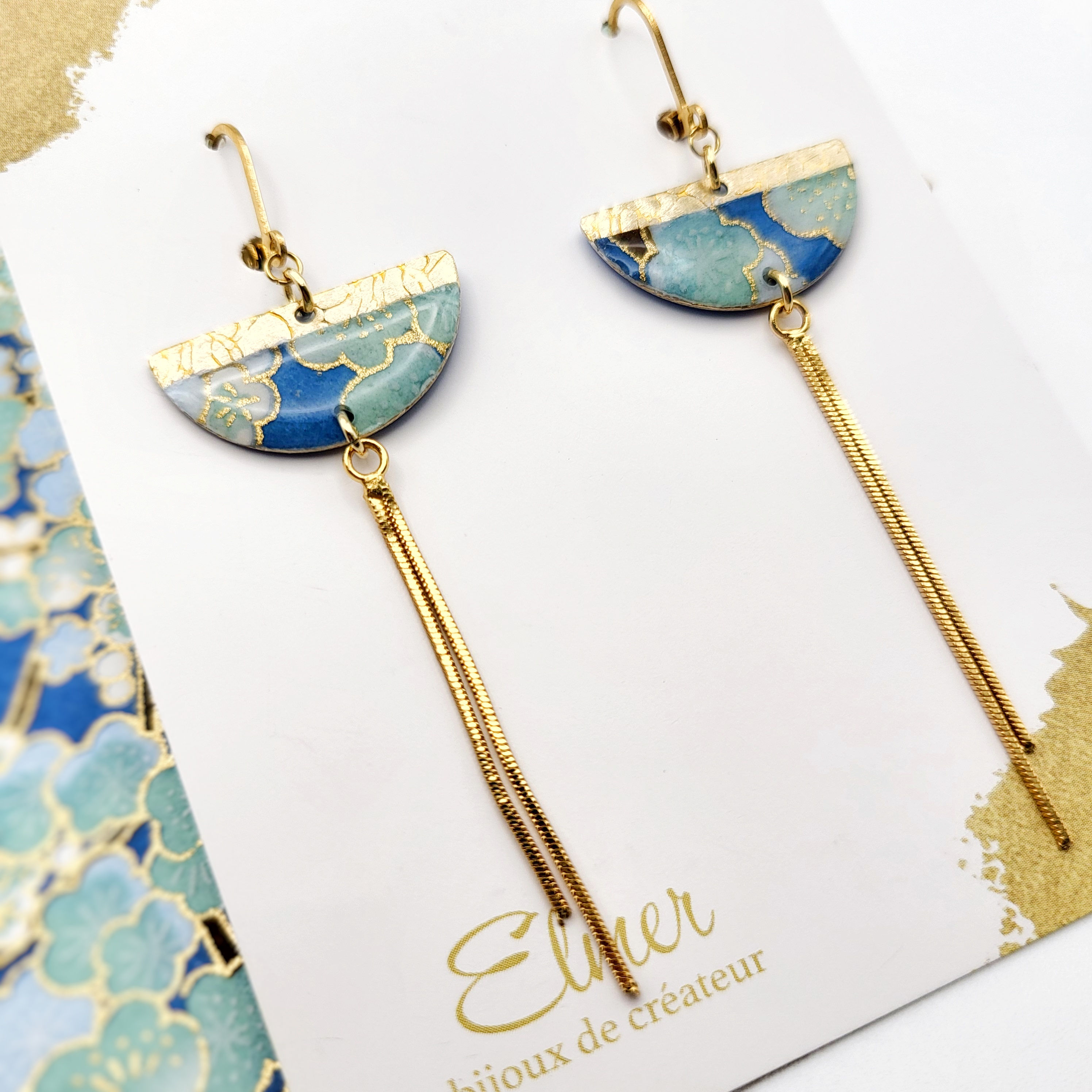 Boucles d'oreilles GOKAÏ / 3 coloris