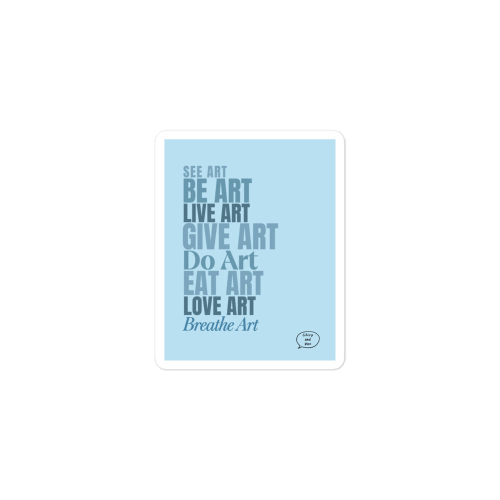 See Art sticker