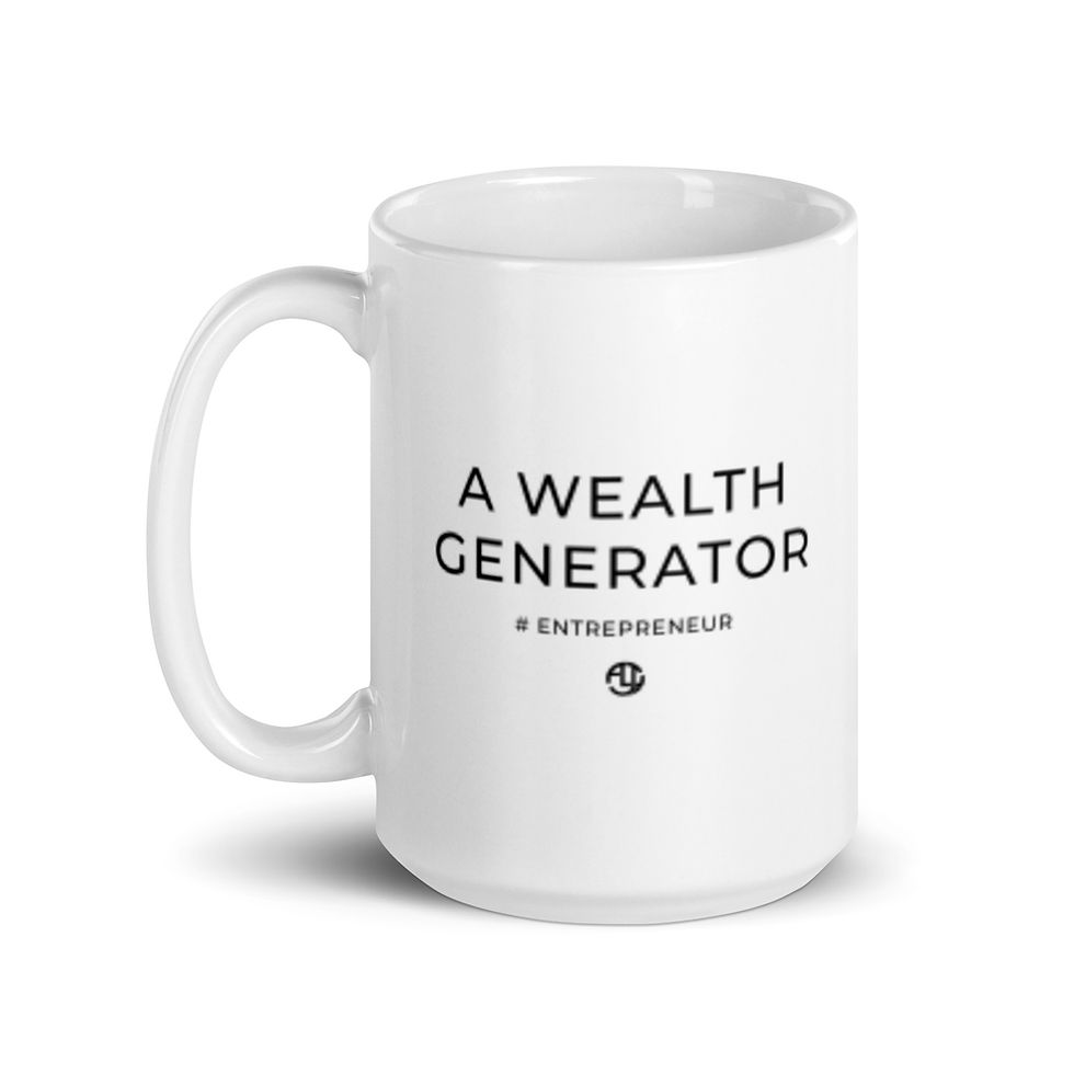 Thumbnail: A Wealth Generator - White Glossy Mug
