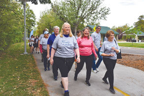 group participates in the friends of the poor walk