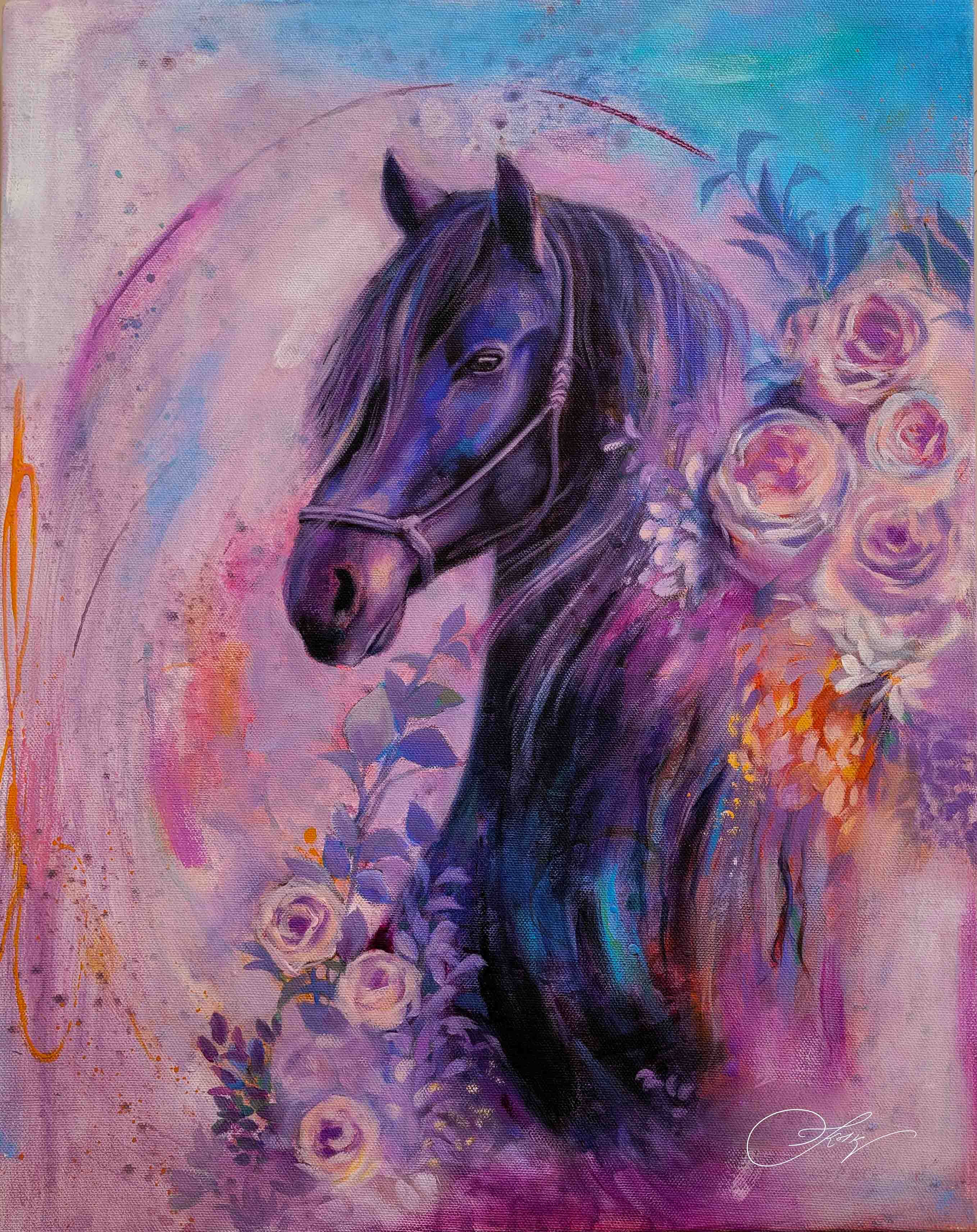 "Silent Blooms" Original Painting