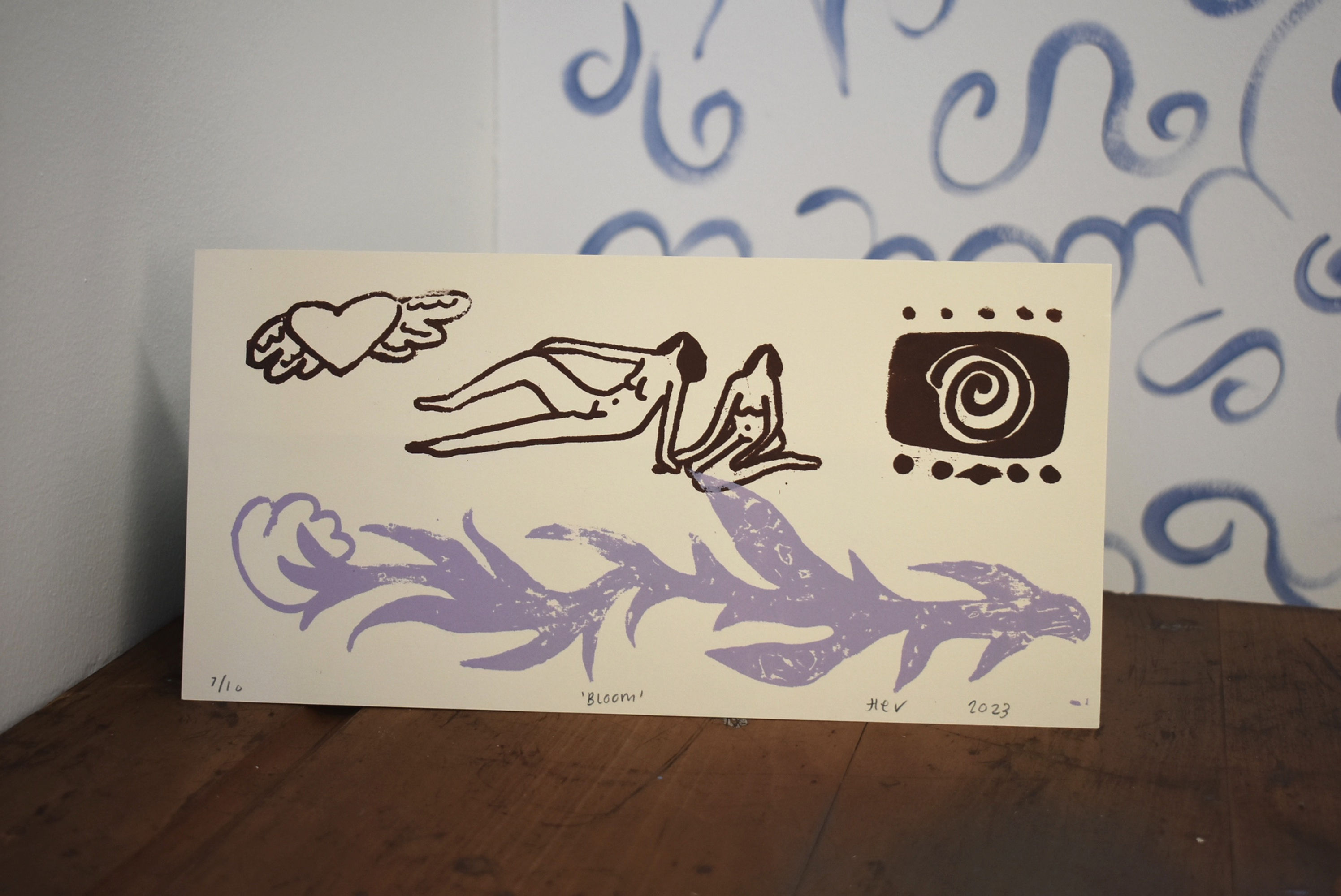 'Bloom' Screen print