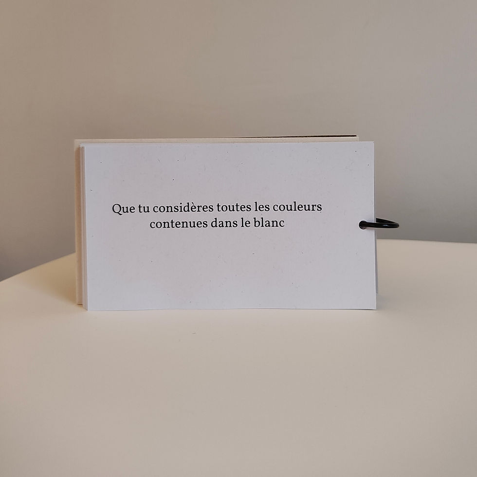 Miniature : 108 vœux • Mélanie Leblanc