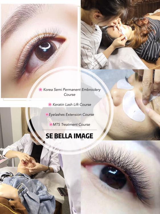 Eyelashes extension training course