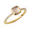 Thumbnail: Links of London Luna Gems 18kt Yellow Gold & Rose Quartz Diamond Ring