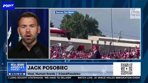 Jack Posobiec Reacts to New Footage Contradicting Secret Service Claims on Trump Assassination Attempt
