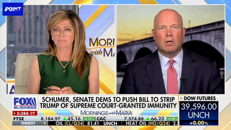 Matt Whitaker Criticizes Chuck Schumer for Meddling in the Justice Process on Mornings with Maria
