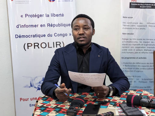RDC : PPI a documenté 75 cas de violation de la liberté de la presse en 2024 à l’Est