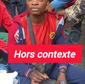 Faux : Cette photo ne montre pas un présumé auteur des incendies à Bukavu