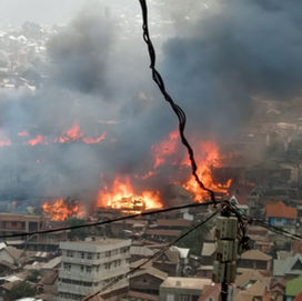 Bukavu : 40 maisons calcinées et des biens réduits en fumée dans à Nyakaliba