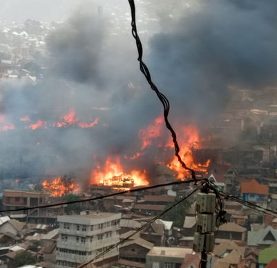Bukavu : 40 maisons calcinées et des biens réduits en fumée dans à Nyakaliba