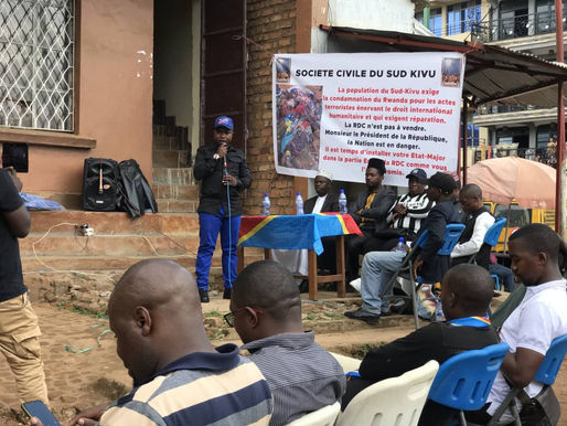 La Société Civile exige la paix et compatit avec les victimes de bombes au Nord et Sud-Kivu