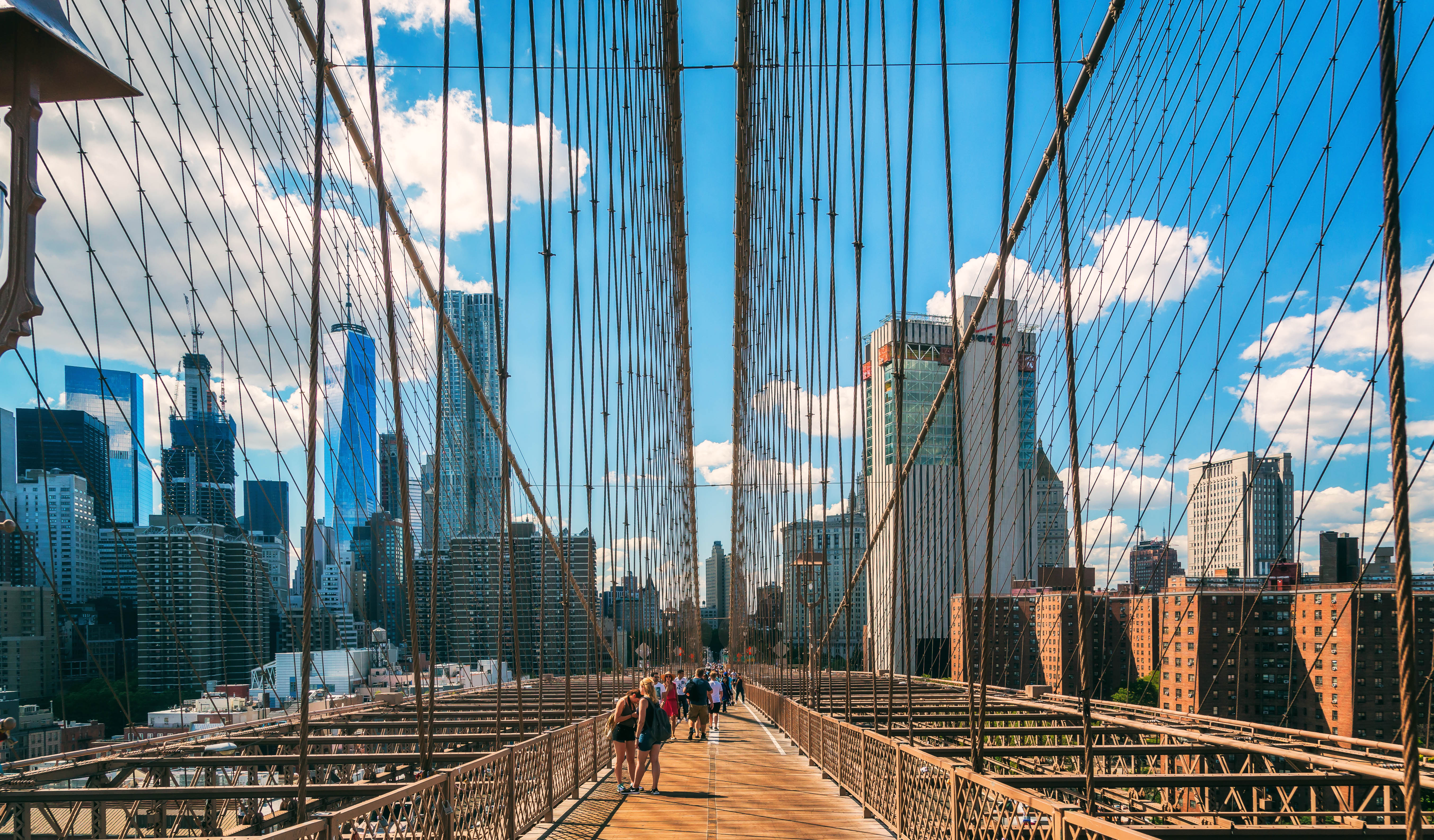 The web that is the Brooklyn Bridge A