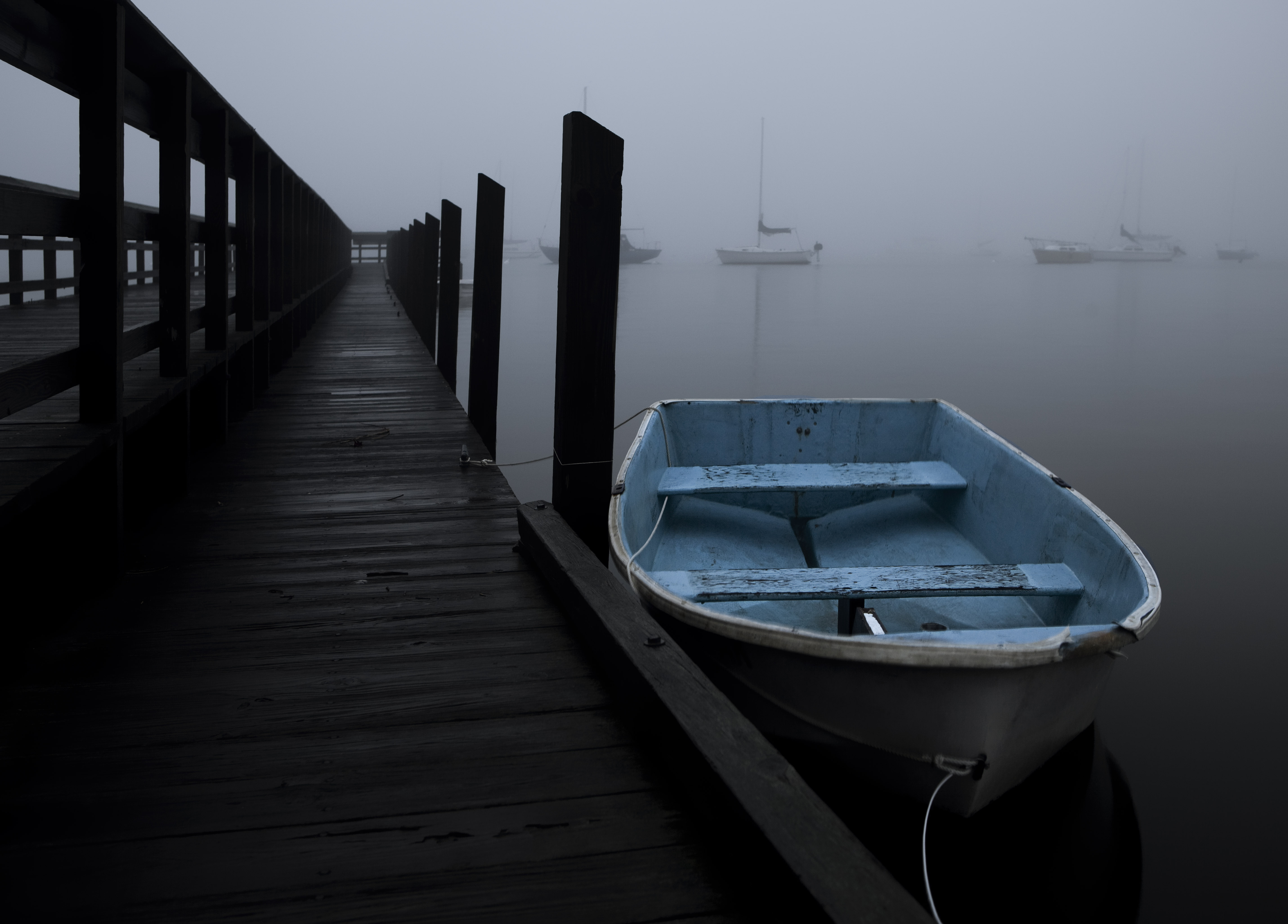 Dockside on a Foggy Morning 2