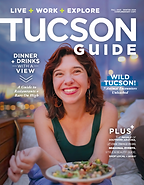Cover of Fall/Winter 2023 Tucson Guide magazine.