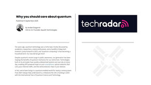 Extract from article published by Techradar