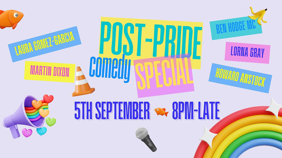 Queer Comedy - Post Pride Special