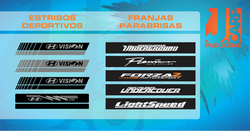 ESTRIVOS Y FRANJAS PARABRISAS