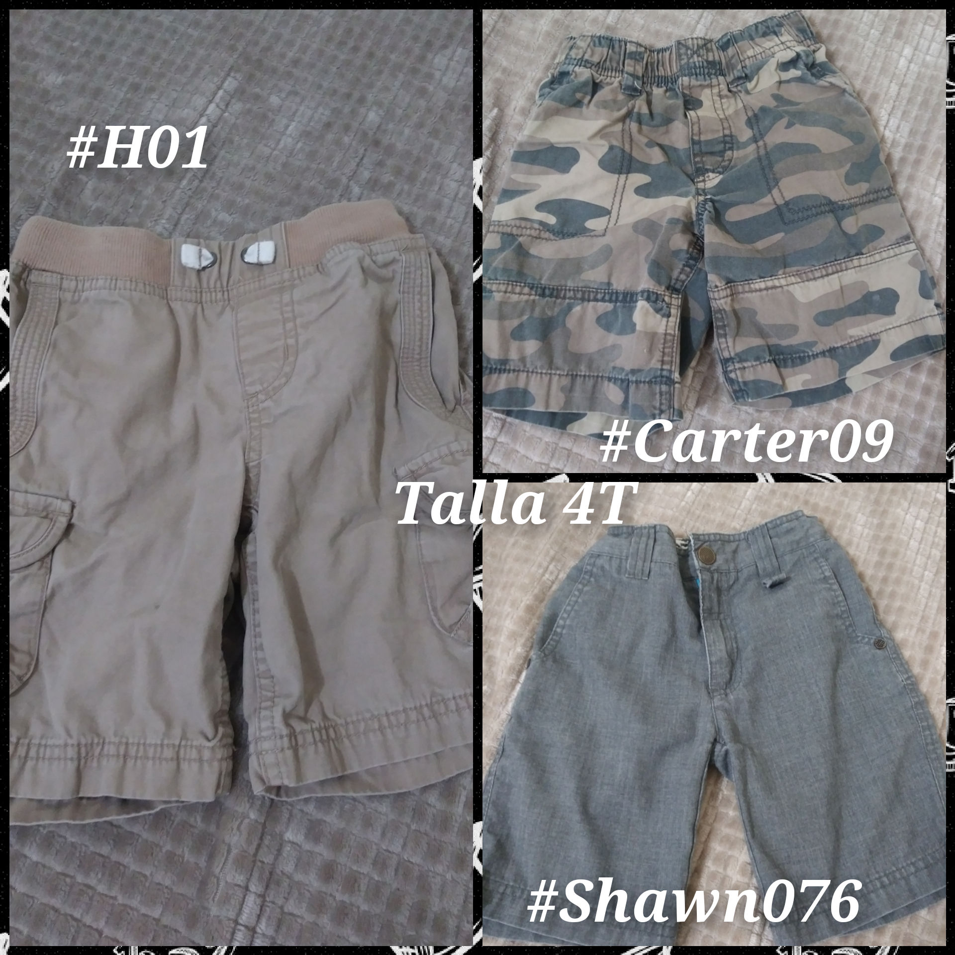 Shorts diferentes marcas