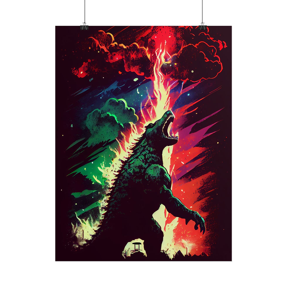 Thumbnail: Poster - Godzilla Acid Rolled Poster
