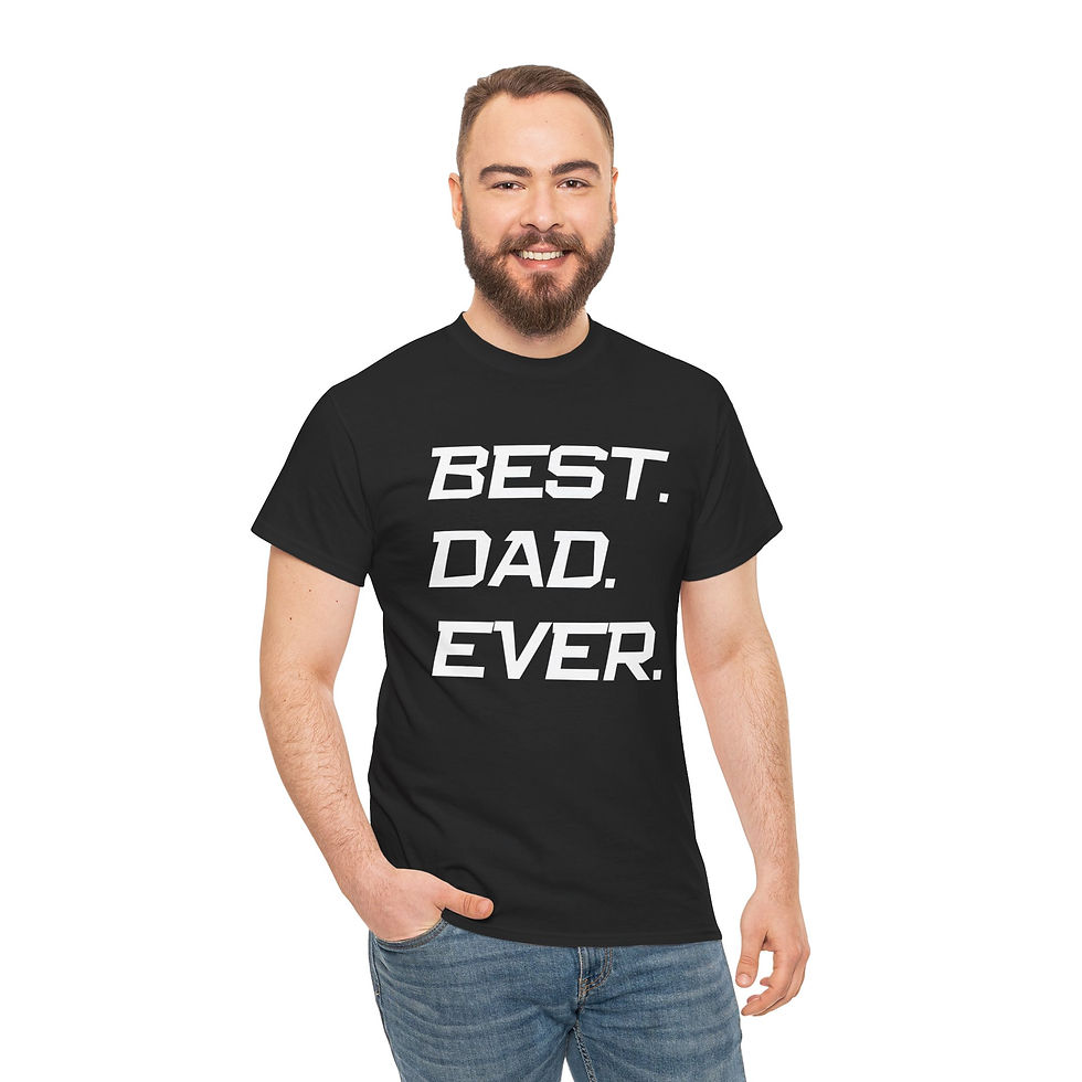 Thumbnail: Best Dad Ever Gift for Fathers Day - Heavy Cotton Tee