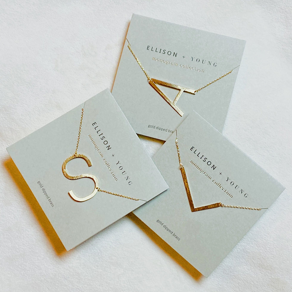 Thumbnail: Gold Initial Necklace, Personalized Letter Pendant, Elegant Everyday Jewelry
