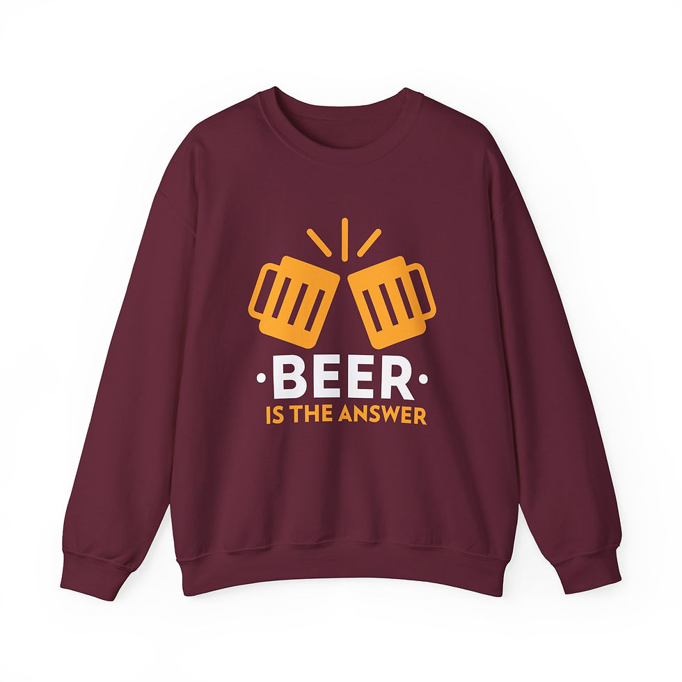 Thumbnail: BEER is the Answer - Unisex Sweatshirt