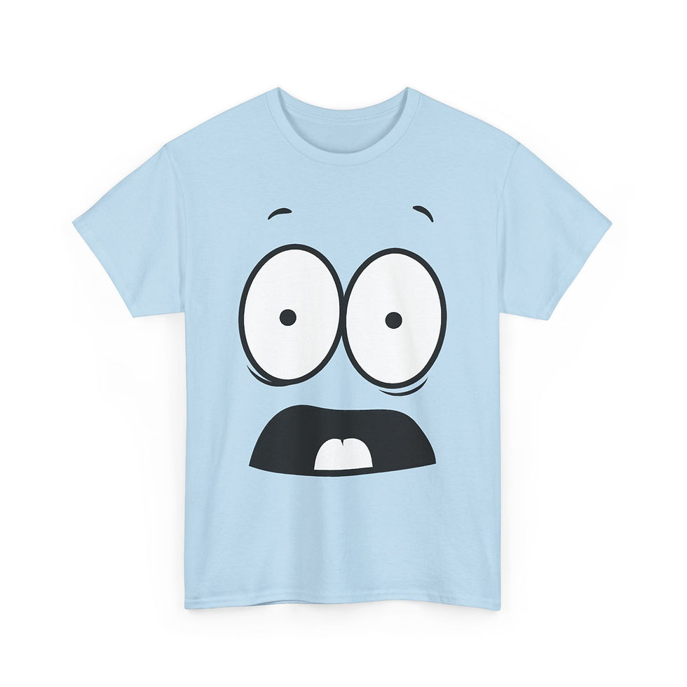 Thumbnail: Funny Surprise Emoji T-Shirt - Unisex Cotton Tee