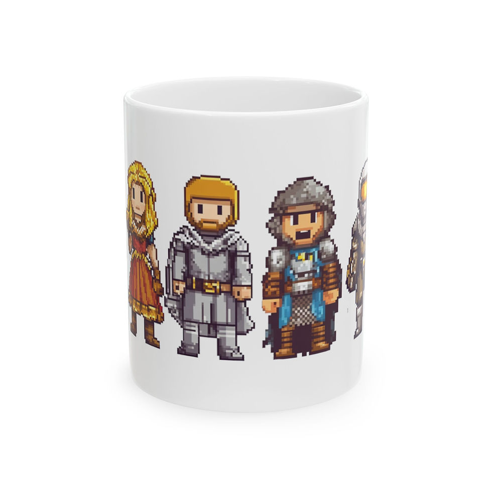 Thumbnail: 8-Bit Retro Game Characters - Mug