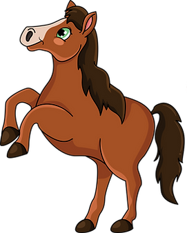 horse cartoon
