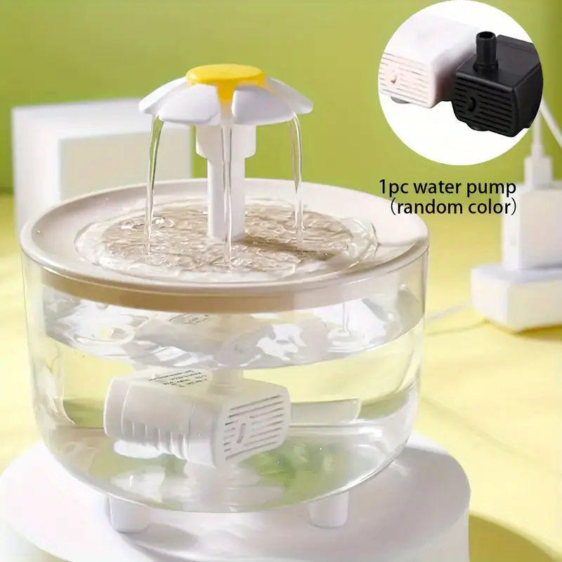 Thumbnail: 1.5L Pet Water Fountain – Automatic, Quiet, BPA-Free & USB Powered