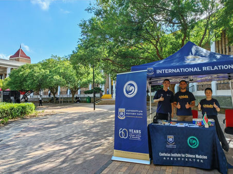 UWC Student Orientation IRO Booth