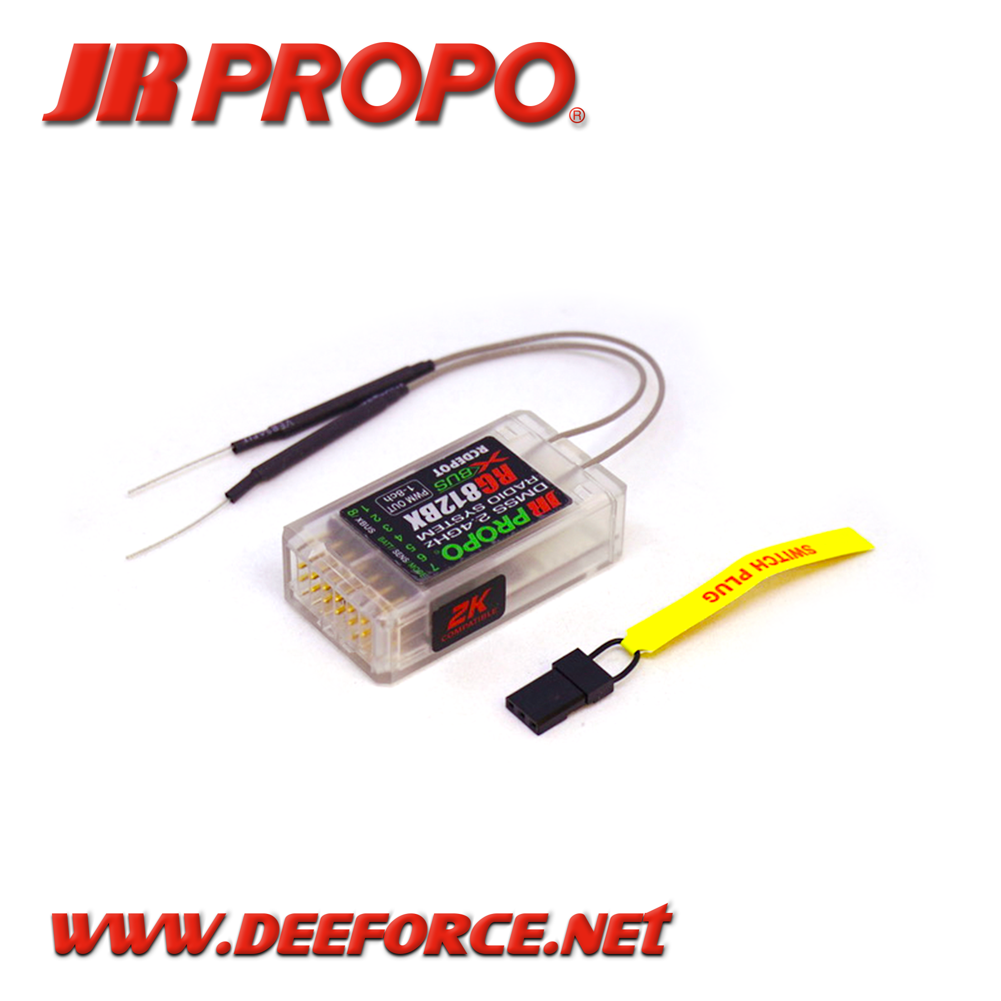 JR/DFA RG812BX 2K DMSS 2.4GHz with Xbus