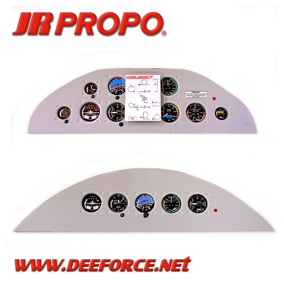 Thumbnail: Carden 37% Yak 54 Scale Instrument Panel