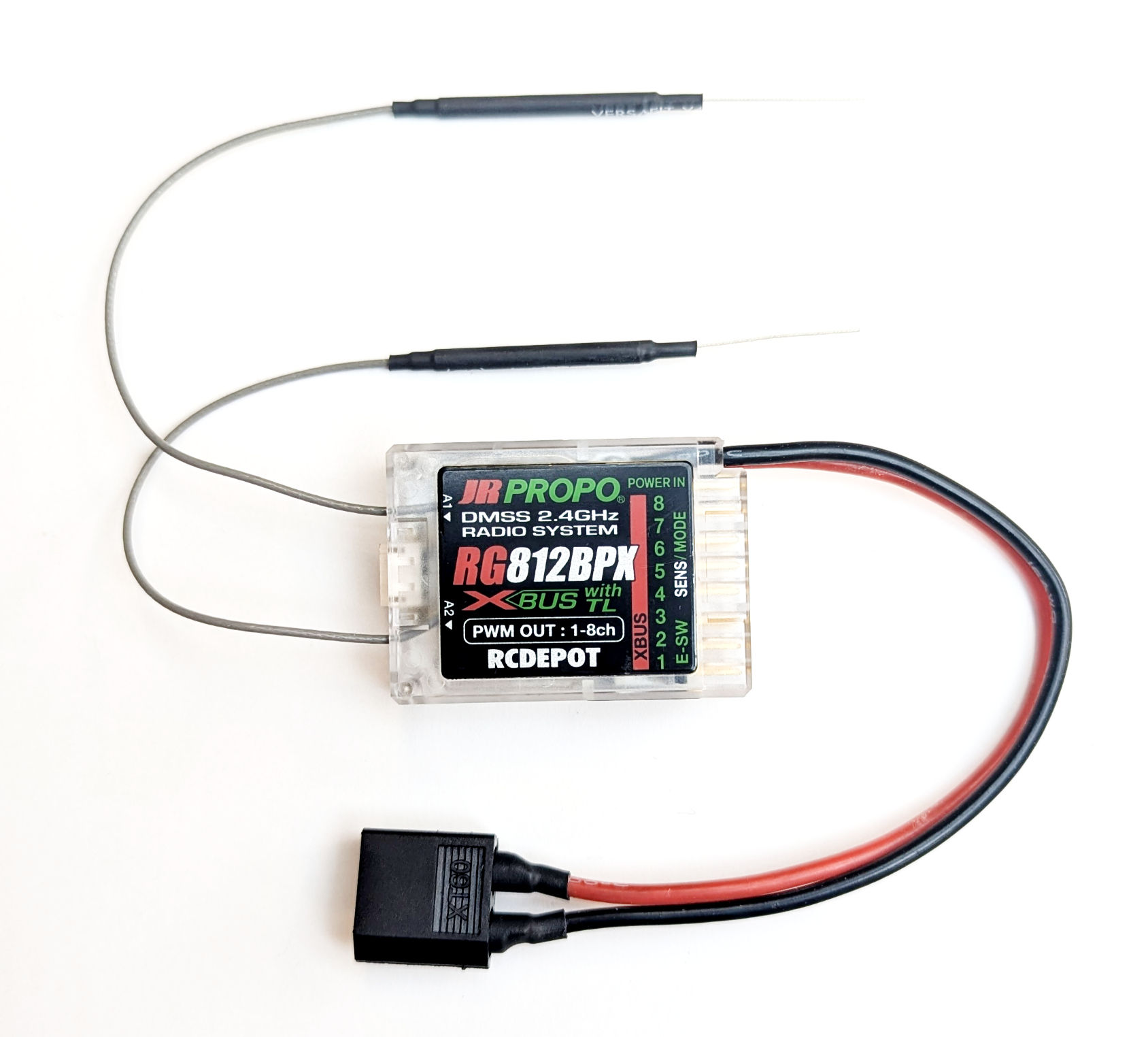 JR/DFA RG812BPX 2K XT60 POWER RECEIVER