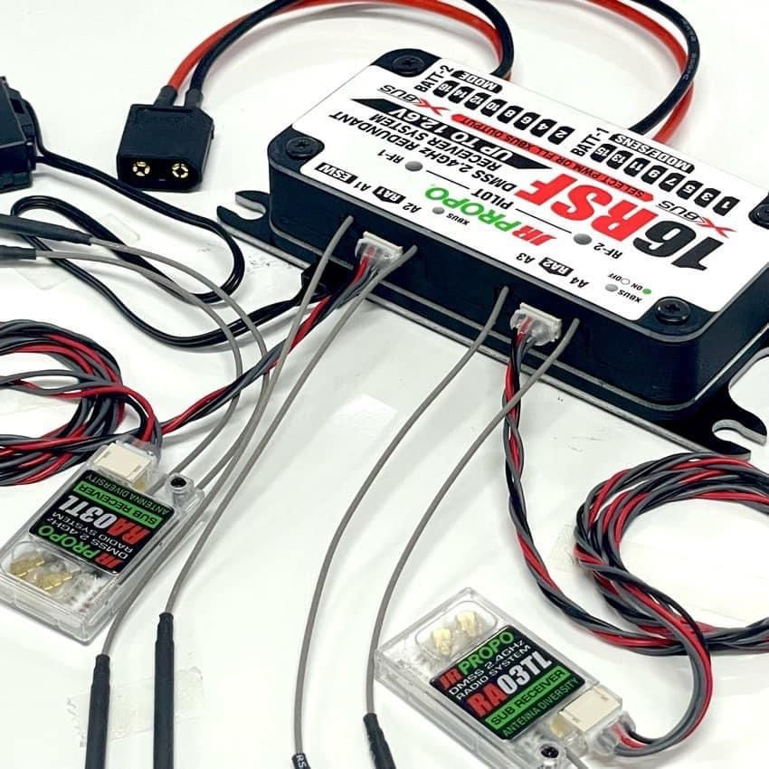 Thumbnail: 16RSF(XT60) w/RA03TL x2 (OD/EV in a case) DMSS Receiver