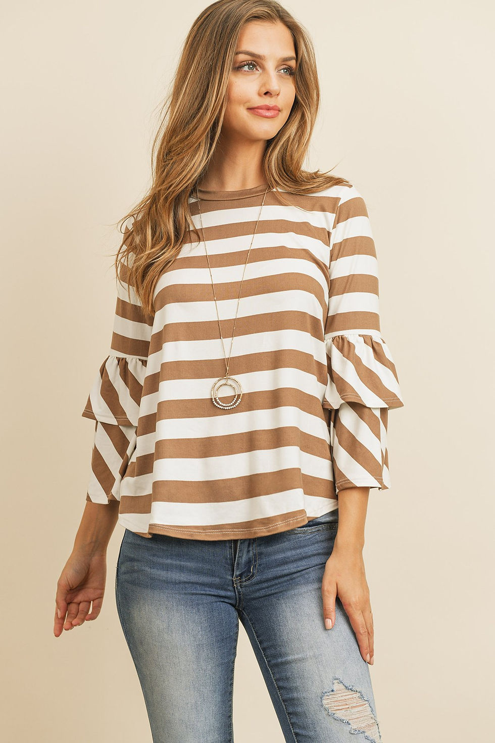 Thumbnail: Southern Comfort Ruffle-Sleeve Top