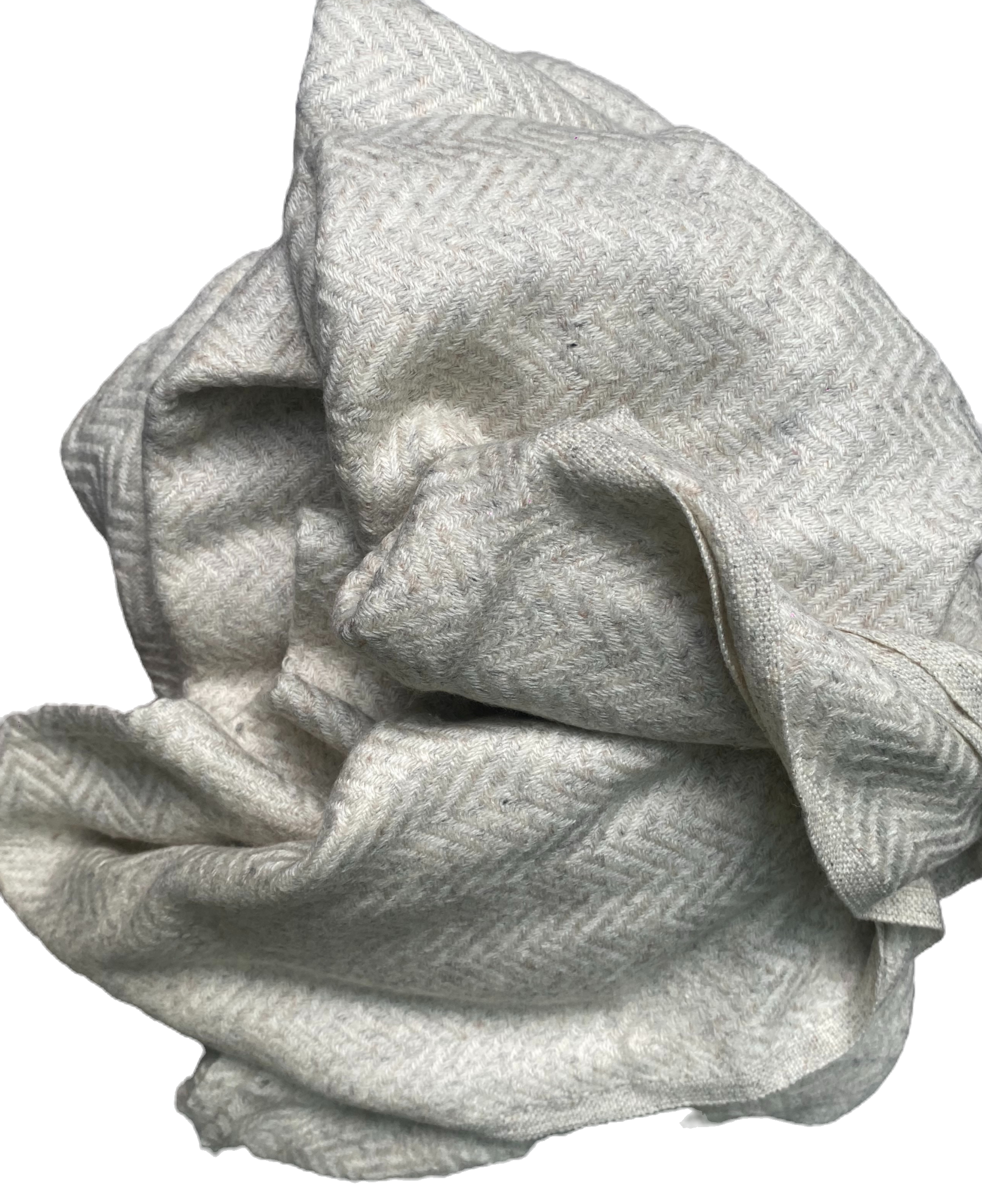 Chevron pattern throw