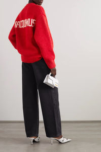 Jacquemus La Maille Pavane Jacquard Logo Intarsia Sweater