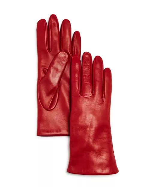 Bloomingdale's Cashmere-Lined Leather Gloves - 100% Exclusive
