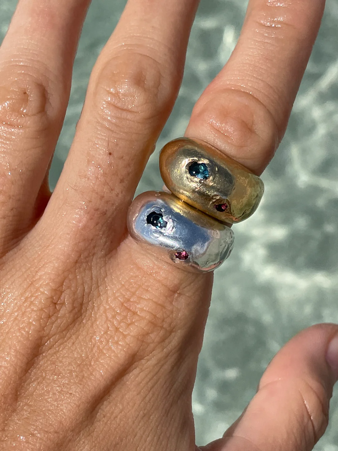 Simuero Duna Gold Ring