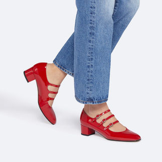 Carel Paris Kina leather Mary Jane shoes