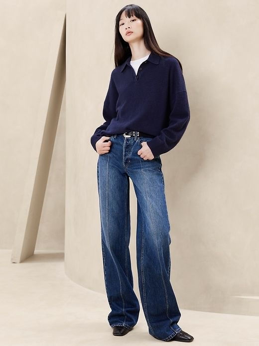 Banana Republic - Luna Boyfriend Cashmere Sweater