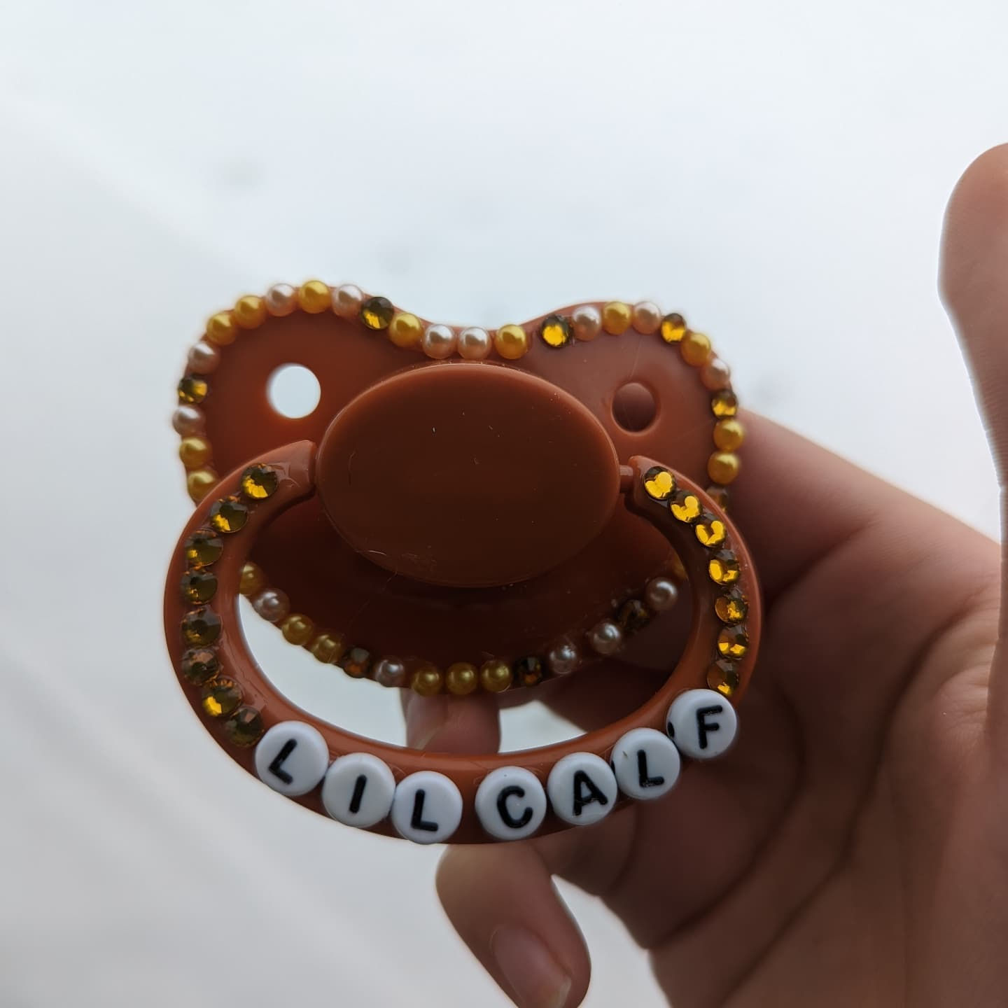 Lil calf basic deco adult pacifier