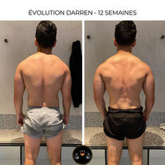 Online coaching transformation – fat loss 12 weeks male client darren photo 2