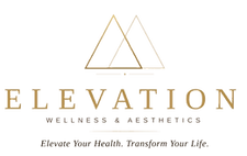 Elevation Wellness & Aesthetics logo with tagline Elevate Your Health. Transform Your Life.
