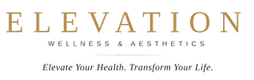 Elevation Wellness & Aesthetics logo with mountain icon